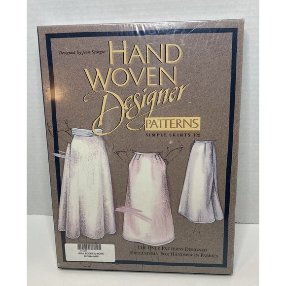 Jean Scorgie-Handwoven Designer Patterns Simple Skirts NEW - Picture 1 of 3